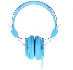 Laser Ao-headk-bl Headphones Stereo Kids Friendly Colourful Blue