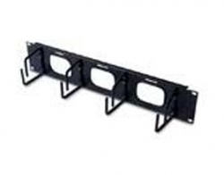 Apc 2u Horizontal Cable Organizerw/ Pass-thru Black Ar8428