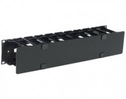 Apc Horizontal Cable Manager 2u X 4in Deep Single-sided With Cover Ar8600a