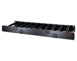 Apc Horizontal Cable Manager, 1u X 6" Deep, Single-sided With Cover Ar8612