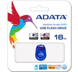 Adata Dashdrive Durable Ud311 Usb Flash Drive Usb3.0 16gb Blue