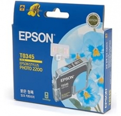 Epson T0345 Light Cyan Ink Cartridge - Sp2100 C13t034590
