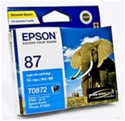 Epson T0872 Cyan Ink Cartridge R1900 C13t087290