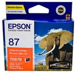 Epson T0879 Orange Ink Cartridge R1900 C13t087990