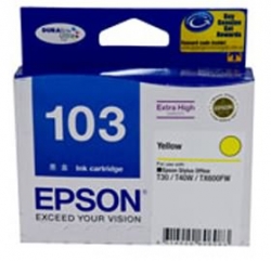 Epson T103492 Extra High Capacity Yellow Ink For T40w, Tx600fw, T30