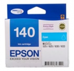 Epson 140 Extra High Capacity Cyan Ink Cartridge Workforce 840 633 630 625 525 60 C13t140292
