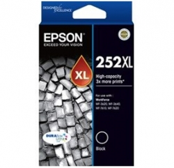 Epson 252xl High Capacity Durabrite Ultra Black Ink C13t253192