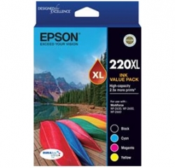 Epson 220xl Vp High Capacity Durabrite Ultra 4 - Epson Workforce Wf-2630 Wf-2650 Wf-2660 C13t294692