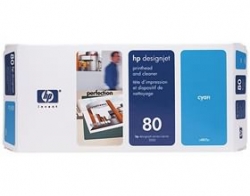 Hp 80 Printhead & Cleaner Cyan C4821a