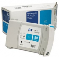 Hp No 80 Cyan Ink Cartridge 350ml C4846a