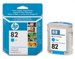 Hp No 82 Ink Cartridge Cyan C4911a