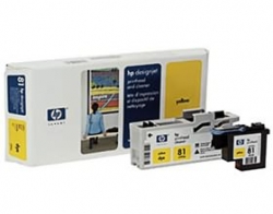 Hp 81 Yellow Dye Printhead And Cleaner C4953a
