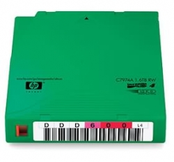 HP LTO4 - 800GB/ 1.6TB 20PK DATA CARTRIDGES WITH CUSTOMISED LABELS EU INFO REQ C7974AL