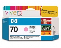 Hp No 70 Ink Cartridge 130 Ml Light Magenta C9455a