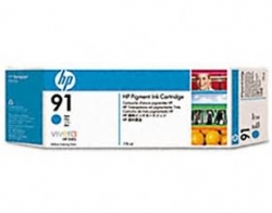 Hp No 91 Ink Cartridge 775ml Cyan C9467a
