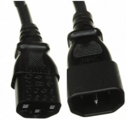 Cisco (cab-c13-cbn=) Cabinet Jumper Power Cord, 250 Vac 10a, C14-c13 Connectors Cab-c13-cbn=