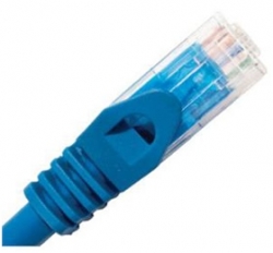 Cabac Hypertec 0.5m Cat6 Rj45 Blue Blue Patch Lead Rj45 Hcat6bl0.5