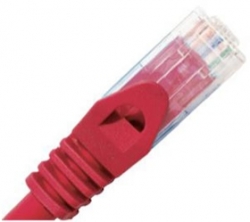 Cabac Hypertec 1m Cat6 Rj45 Red Red Patch Lead Rj45 Hcat6rd1