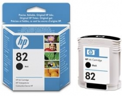 Hp No 82, 69-ml Ink Cartridge Black Ch565a