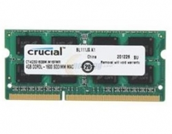 Crucial 4gb Ddr3 1600 For Mac 1x 4gb Sodimm 1.35v/ 1.5v Ct4g3s160bm