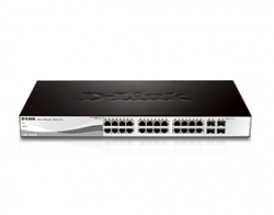 D-link Des-1210-28p 24-port 10/ 100mbps + 2x 1000baset & 2x 1000baset/ Sfp Websmart Switch With
