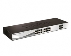 D-link Dgs-1210-20, 16-port 10/ 100/ 1000mbps + 4-port Sfp Websmart Switch