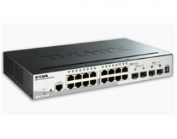 D-link Dgs-1510-20 20-port Gigabit Smartpro Switch With 16 Utp, 2 Sfp And 2 Sfp+ 10g Ports