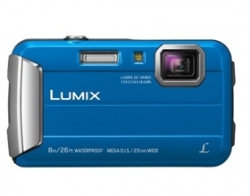 Panasonic Lumix Ft30 16.1mp Blue Tough Dmc-ft30gn-a
