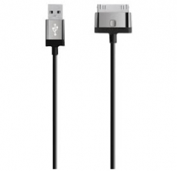 Belkin Charge Sync Cable 21.a - Black F8j041qe04-blk