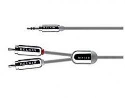 Belkin Mini Stereo To 2xrca Cable 2.1m F8z180-07-gld