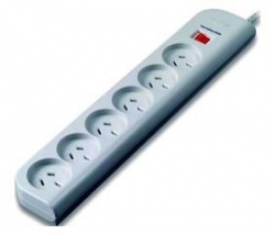 Belkin Surge Protector Outlet( 6 ) 2m Cord F9e600vau2m