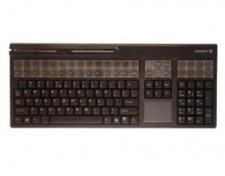 Cherry Tipro Lpos Qwerty Touch Pad Msr 127 Keys Black Usb G86-71411euadaa