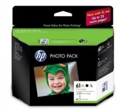 Hp 61xl Clr/ Blk Ink Cartridge Pvp Pack J3n03aa