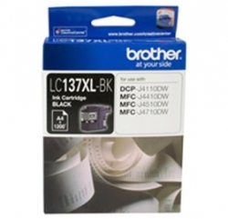 Brother Lc-137xlbk, Black Ink 1200pages, Cp-j4110dw/ Mfc-j4410 Cob-lc137xlbk
