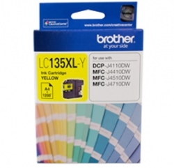 Brother Lc135xly Yellow Ink Cartridge To Suit Dcp-j4110dw/ Mfc-j4410dw/ J4510dw/ J4710dw - Up