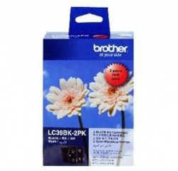 Brother Lc39bk2pk Blk Ink 2pack Lc39bk2pk