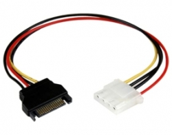 Startech 12in Sata To Molex Lp4 Power Cable Adapter F/ M - Sata To Lp4 Power Adapter - Sata Female