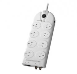 Apc Essential Surgearrest 8 Outlets With Coax & Network Protection, 230v Australia P86vn-az 186593
