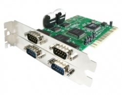 Startech 4 Port Pci Rs232 Serial Adapter Card With 16550 Uart Pci4s550n