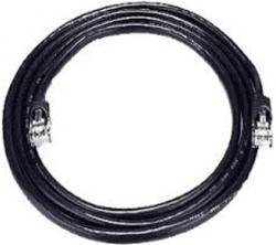 Cabac 1m Cat5 Rj45 Black Black Patch Lead Rj45 Hcat5ebk1