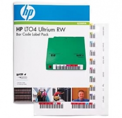 Hp Lto4 Ultrium Rw Bar Code Label Pack Q2009a