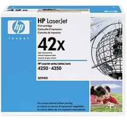 Hp Q5942x Hp Black Toner For Lj4250/ 4350 - 20, 000page Capacity