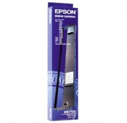 Epson S015020 Black Fabric Ribbon 9/ 136 Suits Most Epson 136 Column 9-inch Printers Ribbon Life