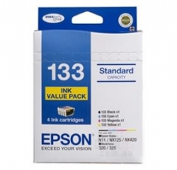 Epson T133692 Epson 4 Standard Capacity T133 Inks Value Pack (4 Colours)