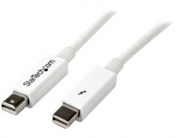 Startech 0.5m White Thunderbolt Cable - M/ M Tboltmm50cmw