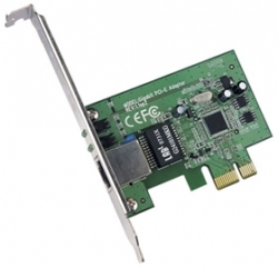 Tp-link 32-bit Gigabit Pcie Network Adapter, Realtek Rtl8168b Chipset, Pcie X1 Form Factor For