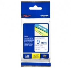 Brother Tze223 9mm Blue On White Tz Tape