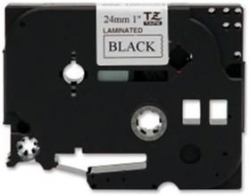 Brother Tze251 24mm Black On White Tz Tape