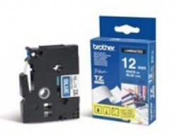 Brother Tze535 12mm White On Blue Tz Tape