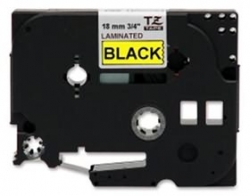 Brother Tze641 18mm Black On Yellow Tz Tape
